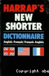 HARRAP'S NEW SHORTERDICTIONNAIRE ANGLAIS/FRANCAIS-FRANCAIS/ANGLAIS